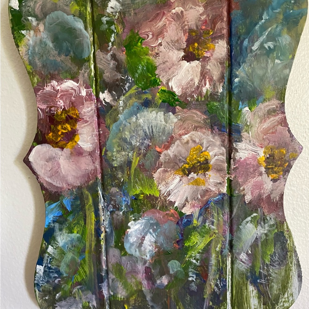 Floral Abstract Art Panel